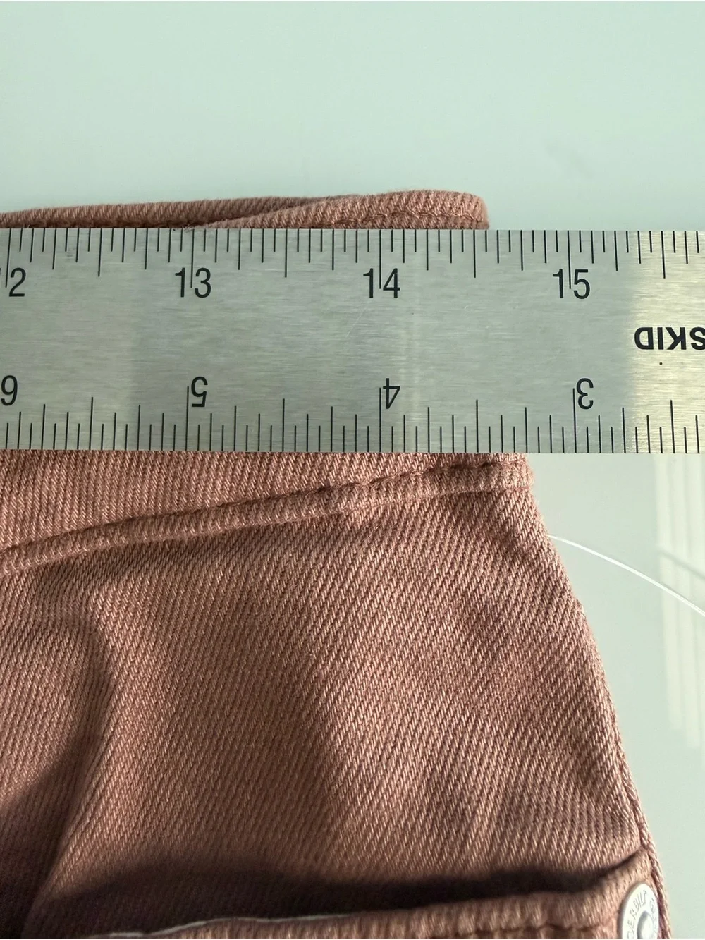 Gloria Vanderbilt Womens Cocoa Tan Amanda Classic Straight Slimming Jeans Size 8